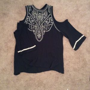 Green Maurice’s Cold Shoulder Top